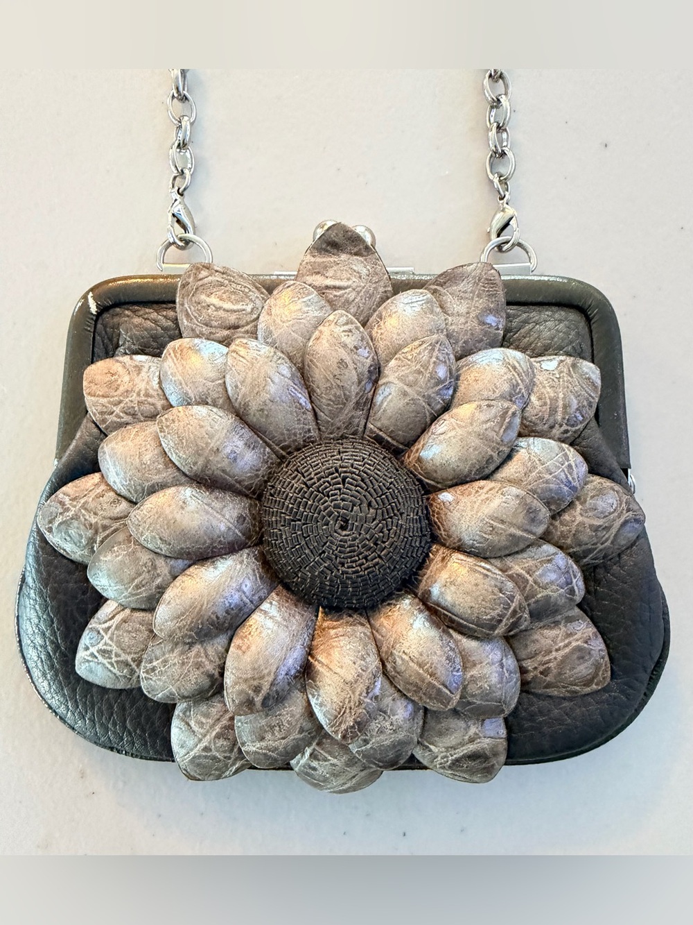 Brighton | women’s, leather mini-Rosette handbag.